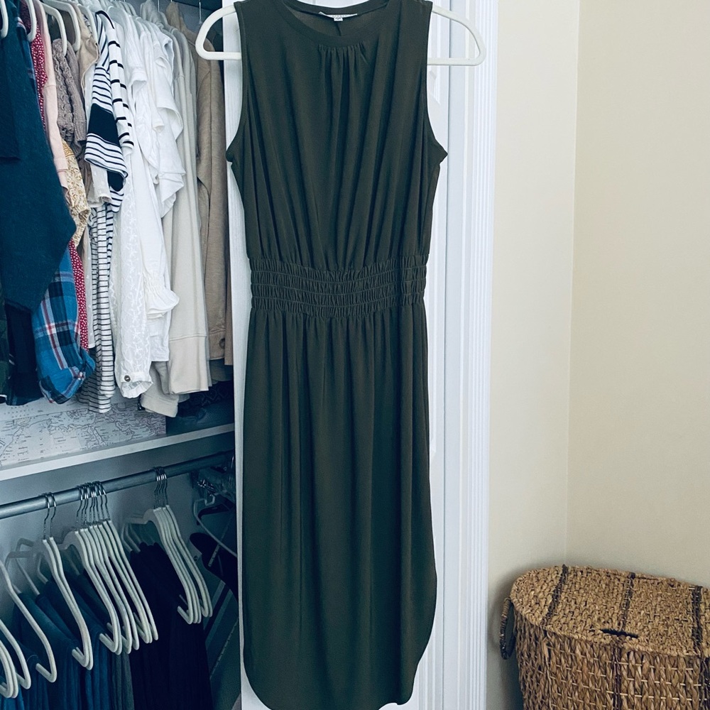 Tash & Sophie Smocked Tank Dress